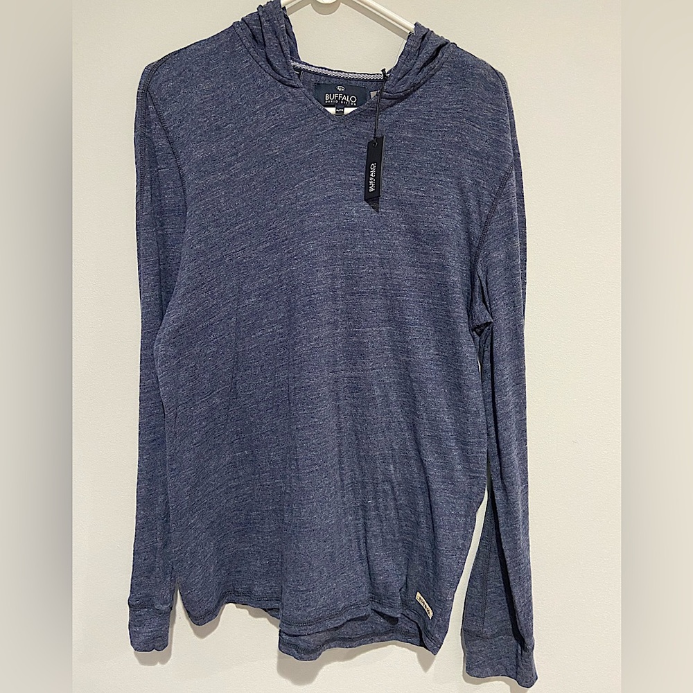 NWT Buffalo David Bitton Men’s Lightweight Pullover Hoodie